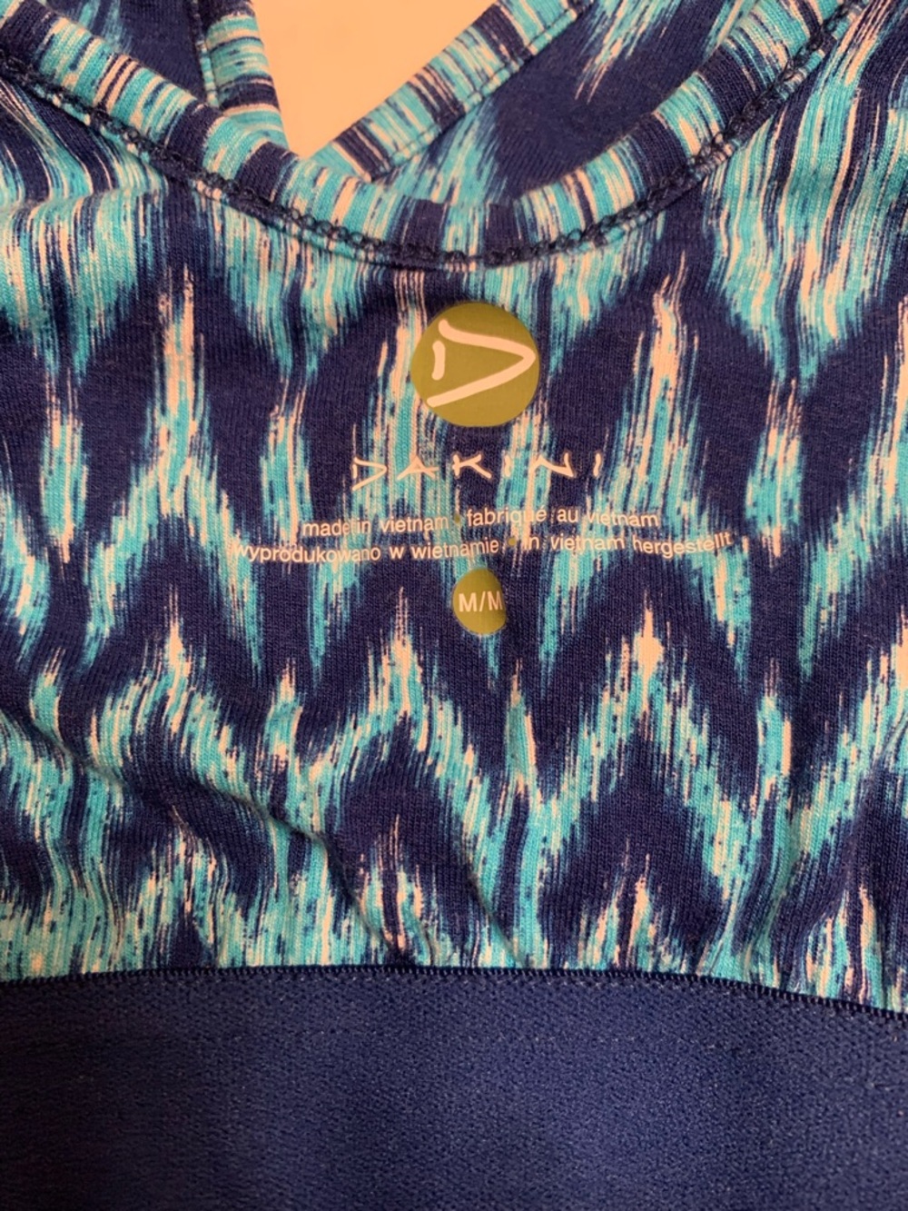 Dakini Blue and Teal Midi Dress